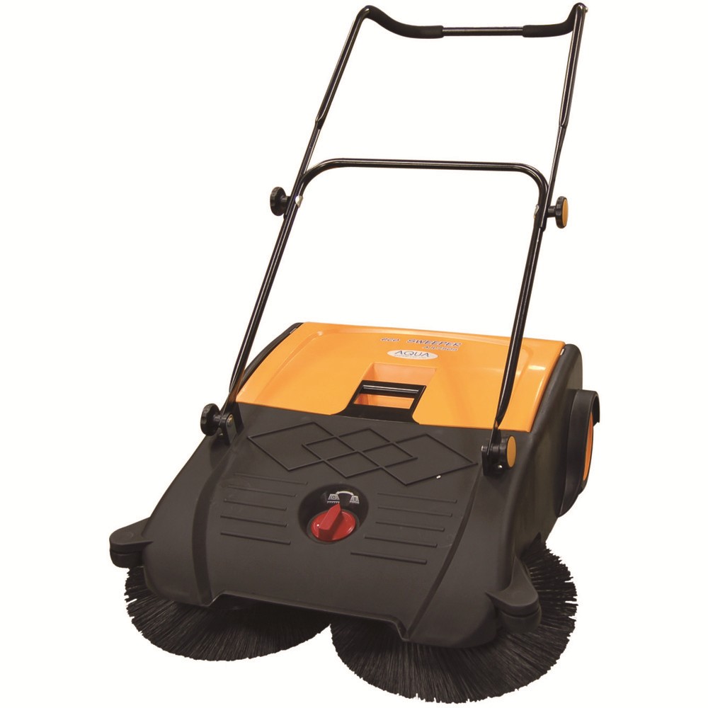 アクアシステム 手押し式 エコスイーパー 両サイドブラシ付 床 AJL750S|ものづくり本舗 店