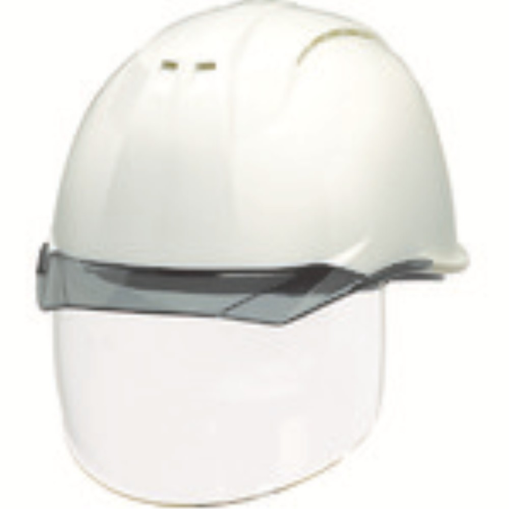 【製造会社直送T】 ＤＩＣ 澄み切ったバイザー安全帽（遮蔽物面付） ＡＰ１１ＥＶＯ－ＣＳＷ ＫＰ 白／人煙 AP11EVO-CSW-HA6-KP-W/S