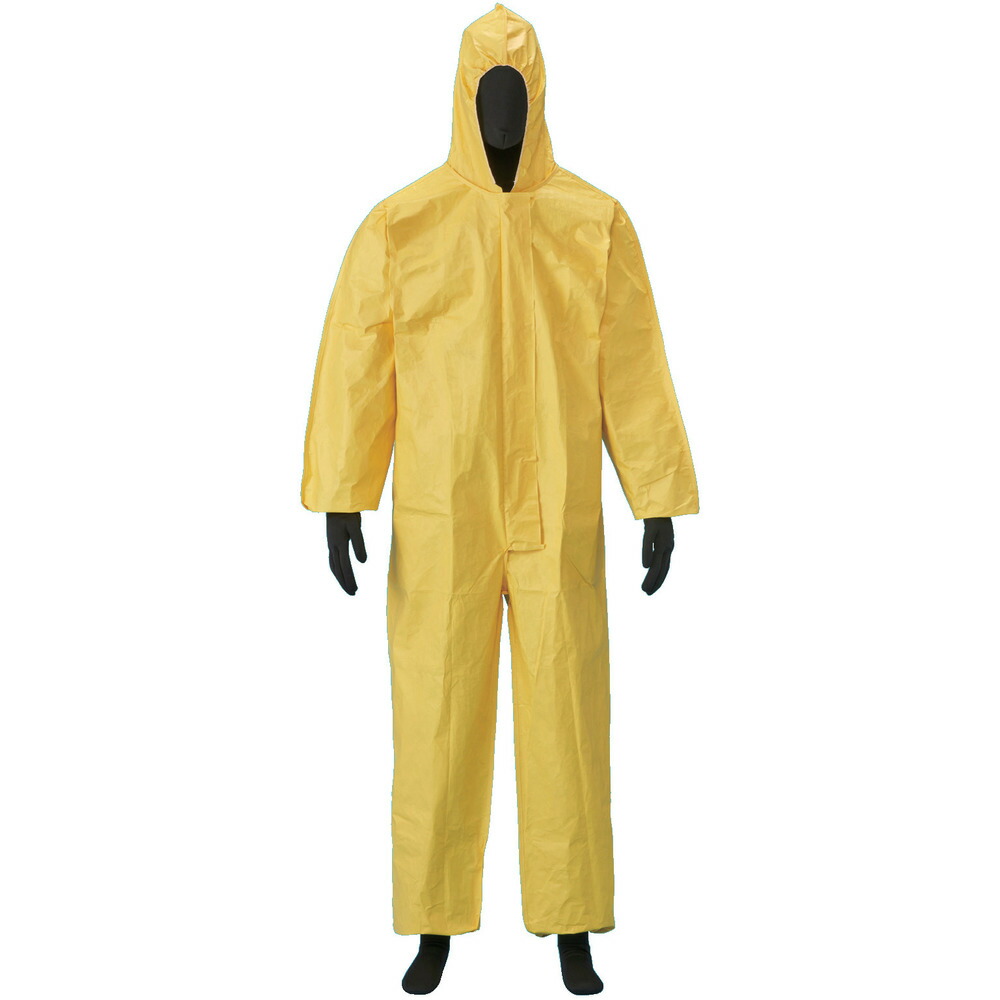 【製造業者直送T】 アゼアス タイベック（Ｒ）製 ＰＥ厚地の外套続服 ５４２８ Ｌ 5428-L