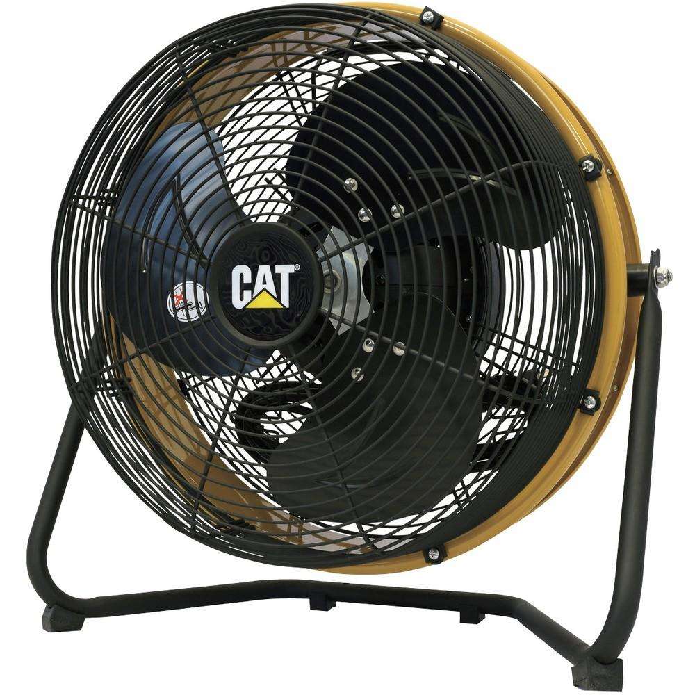ＣＡＴ　工場扇　３５ｃｍ（壁・床タイプ）羽根軸３６０度半転機能付　イエロー　HV-14S360｜ものづくり本舗 店 16,803円