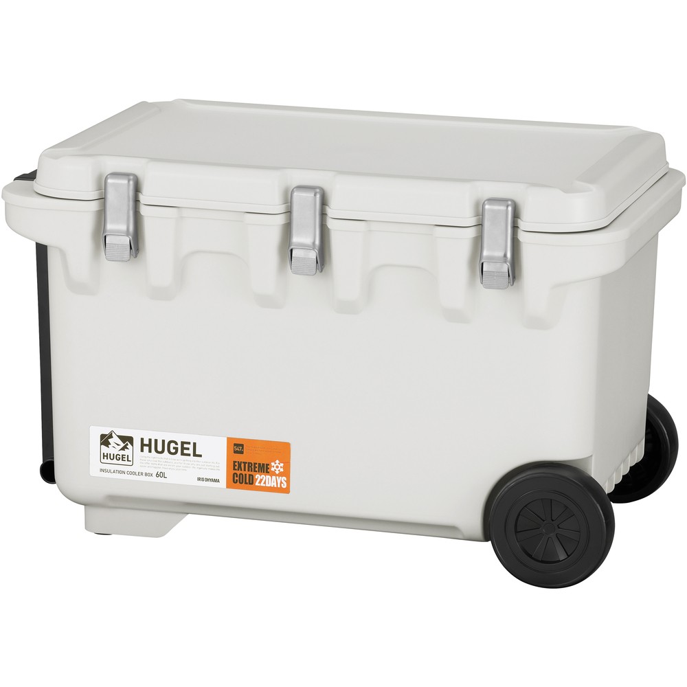 【製造業者直送T】 ＩＲＩＳ ２０１２８２ ＨＵＧＥＬ 無意味さ断熱空調設備ボックス席 ６０Ｌ ホワイトアッシュ VITC-60-WH