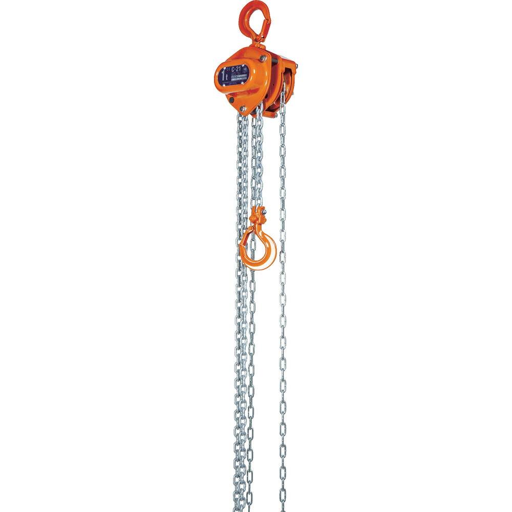 象印 C21型チェーンブロック1t・2.5m(C21−1) C21-01025|ものづくり本舗 店