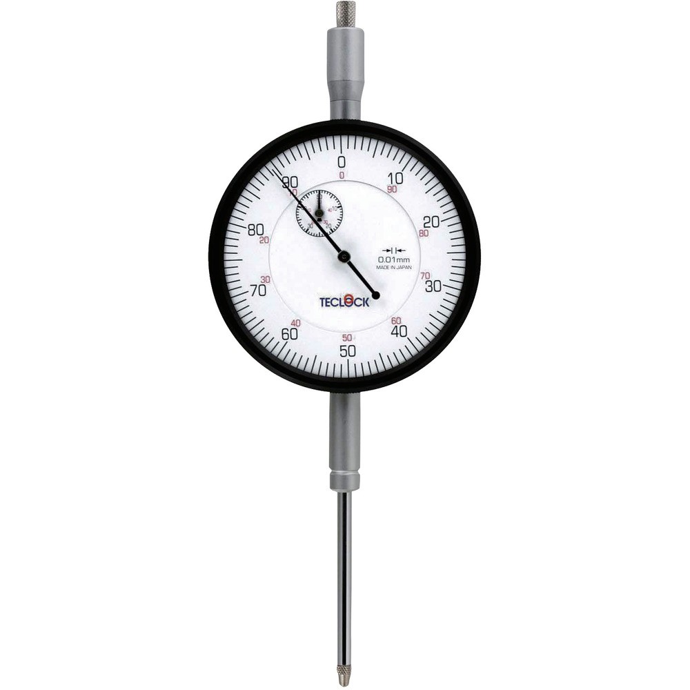 【製造会社直送T】 ＴＥＣＬＯＣＫ 大径長文字盤ゲージ 位置づける活動の領域０～５０粍 KM-155