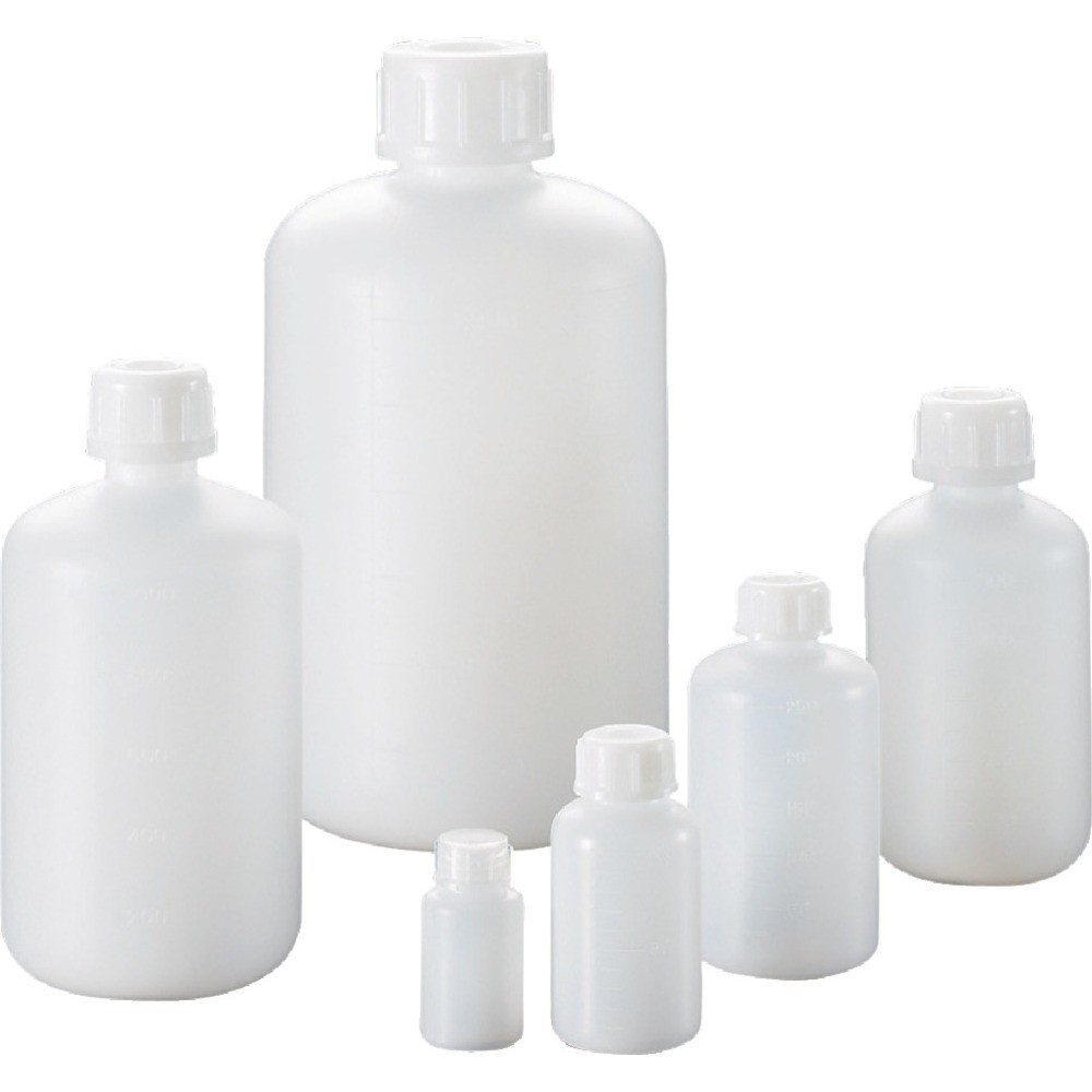 【製造業者直送T】 サンプラ ＰＥ細口瓶 ２５０ｍＬ （１００本入） 02063C