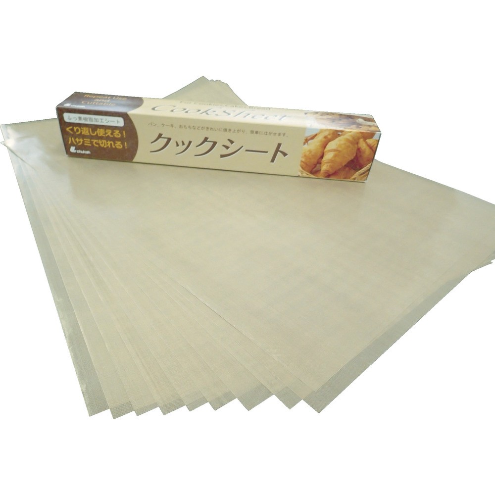 【製造会社直送T】 ｃｈｕｋｏｈ フッ素脂煮炊き腰掛け ３４５×４９５ かざり付ける箱（１０枚入） FGF-345X495