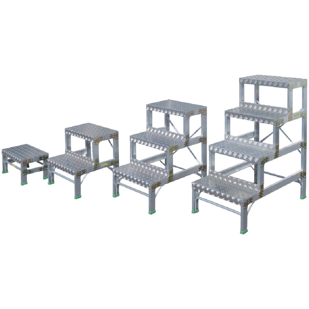 【製造会社直送T】 ＮＡＫＡＯ Ｇ型やり方用踏台０．５ｍ G-051  (ｱﾙﾐｾｲ)