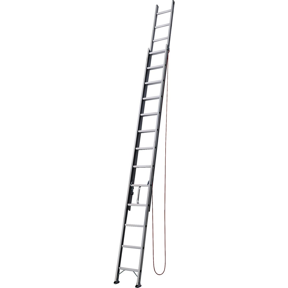 【製造会社直送T】 ハセガワ 軽銀２連掛けはしご 軽さ印字機 ＨＥ２型 ７．８５ｍ（１０６２４） HE2-79A
