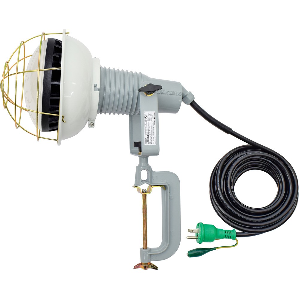 【製造業者直送T】 ＮＩＣＨＩＤＯ エコビックＬＥＤ写真用照明５０Ｗ 昼白いこと Ｅ付１０ｍ  ＰＮ電話線  AFL-E5010JPN