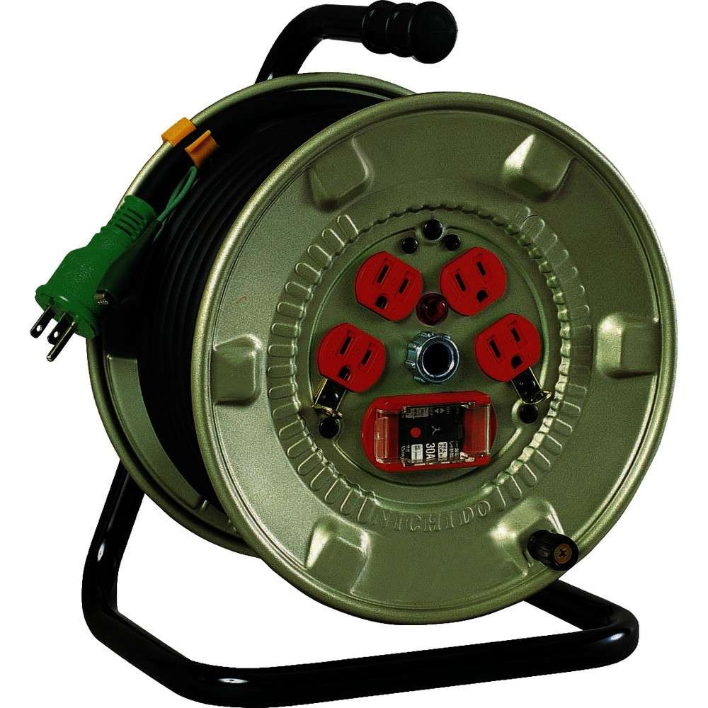 【製造業者直送T】 ＮＩＣＨＩＤＯ 電気工膜鳴楽器 １００Ｖ 過厄介なもの短絡保護すること兼用ブレーカー付 ２０ｍ NNP-EK24