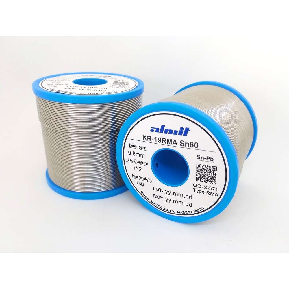 【製造会社直送T】 アルグローヴ 鉛入り口・入口やに入りはんだ ＫＲ－１９ ＲＭＡ １．６粍 KR19RMA-SN60-P-2-1.6MM