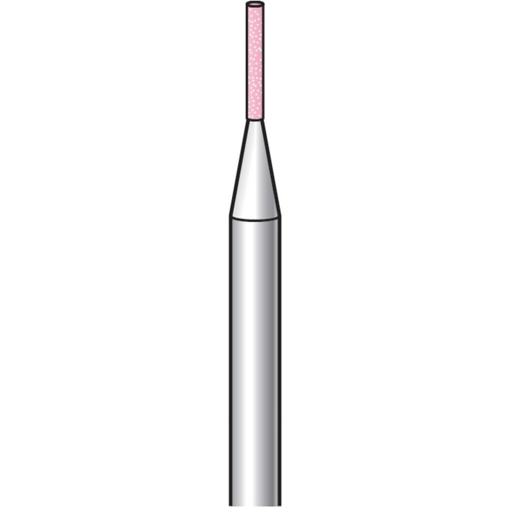 【製造会社直送T】 ナカニシ 軸付剃刀砥 １０本入 円柱型 Φ（ファイ）１．５×７×軸Φ（ファイ）３ ＰＡＷ ＃３２０ 42612