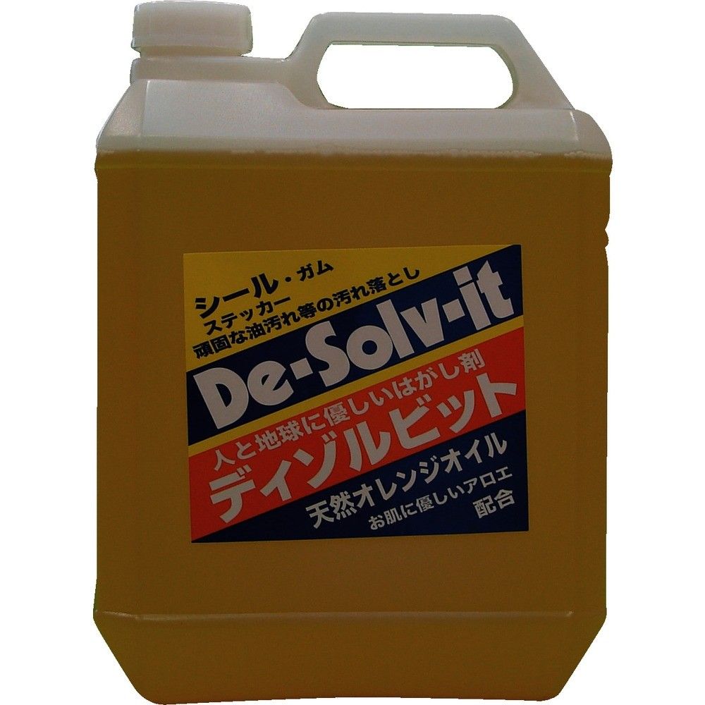 【製造会社直送T】 ディゾルビット 油・えの具・貼り付ける剤の剥がし剤 ディゾルビット御勤め用 １gal DS- 3785
