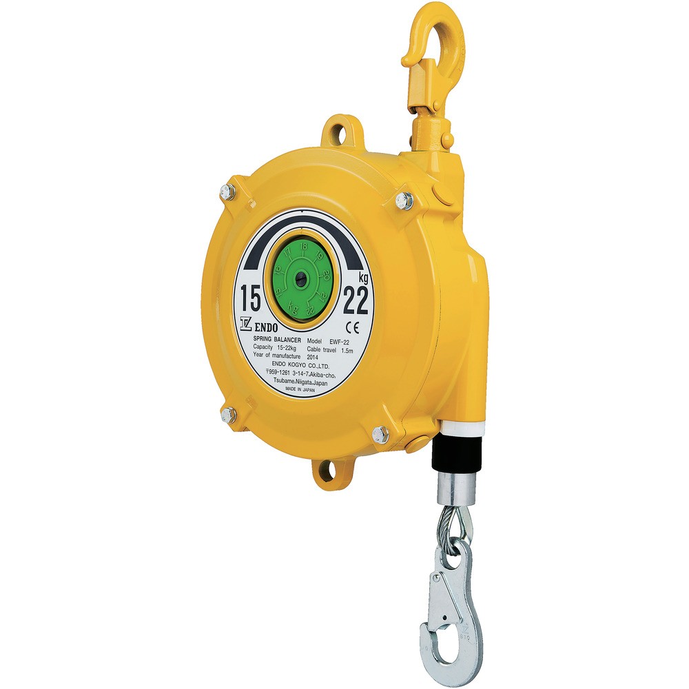 【製造業者直送T】 ＥＮＤＯ スプリングバランサー ＥＷＦ－２２ １５～２２Ｋｇ １．５ｍ EWF-22