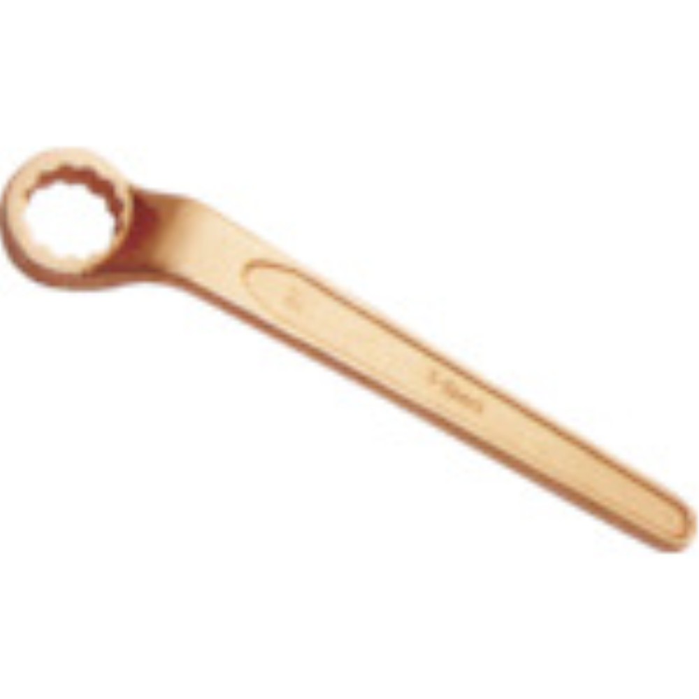 【製造業者直送T】 ＨＡＭＡＣＯ 防爆工具 片口眼鏡鍵（６０度） 二面幅大きさ（ｍｍ）：２６ CBKO-26