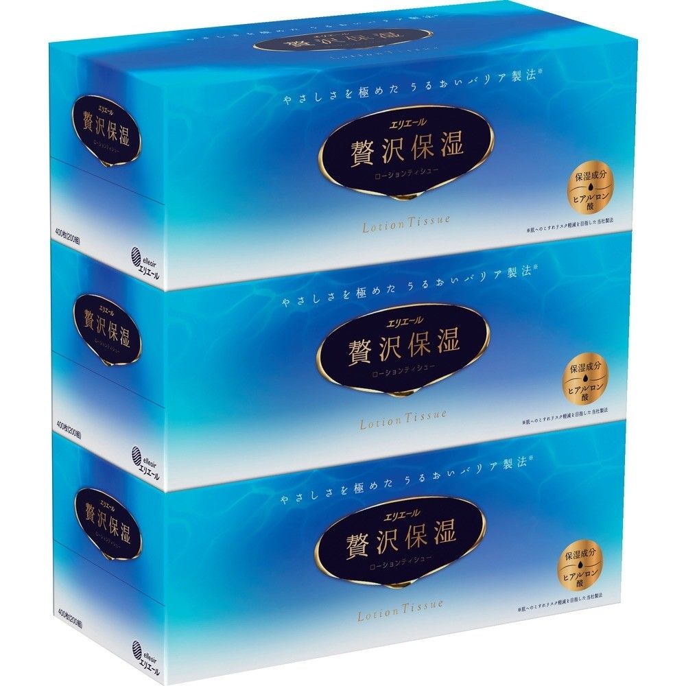 【製造業者直送T】 エリ叫びごえ 贅沢さ保湿ティシュー ボックス席３Ｐ 21000077