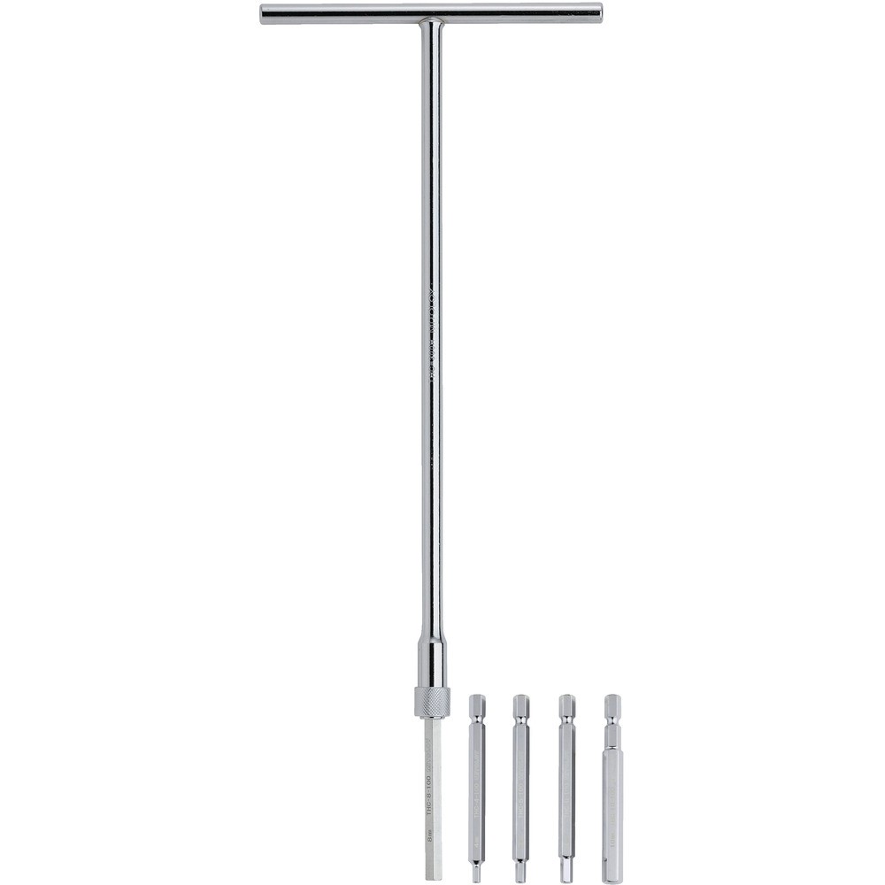 【製造業者直送T】 ミトロイ Ｔ型ホローレンチ ビット５本仕掛ける （３００Ｈ－１００Ｌ） THC-100S