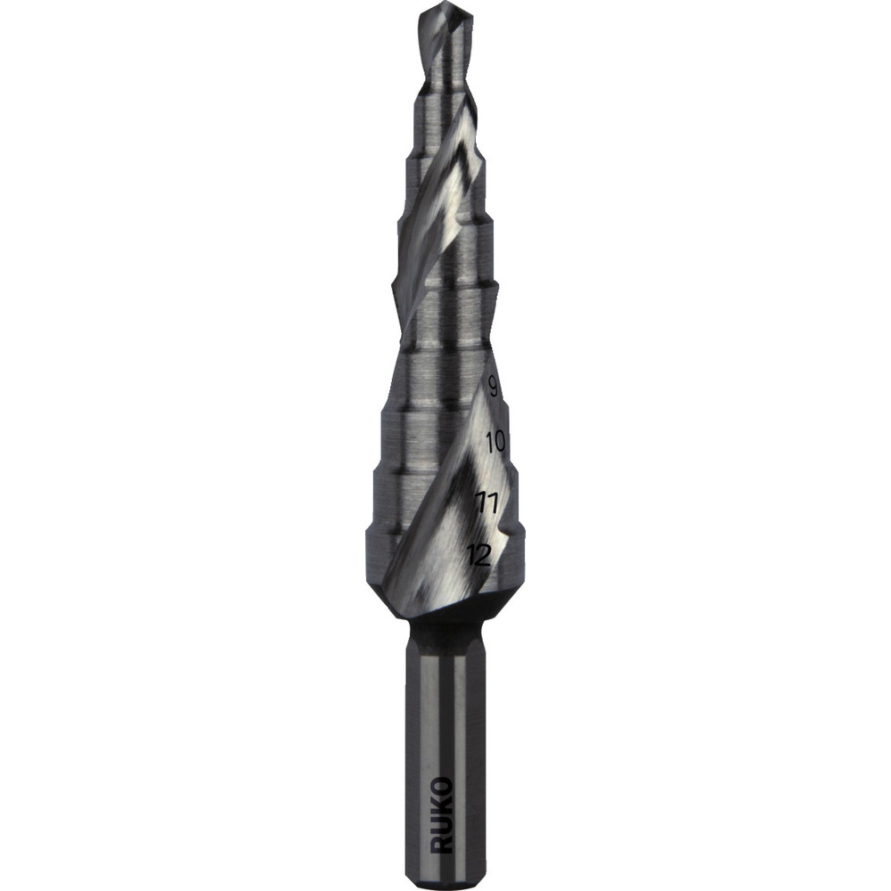 【製造業者直送T】 ＲＵＫＯ ２枚刃スパイラルステップドリル １２粍 コバルトハイス 101050-9E