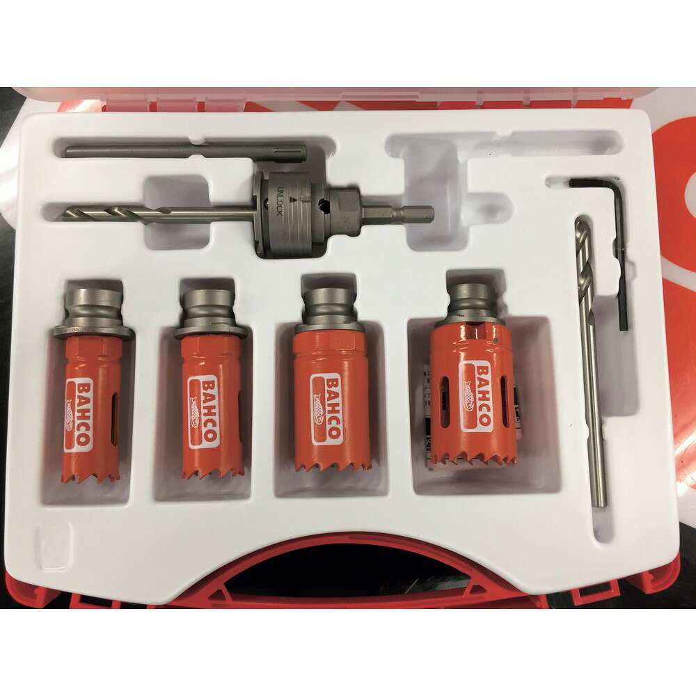 【製造業者直送T】 ＢＡＨＣＯ 電材用ホールソーキット ストレートアーバー BAHELHKST  46