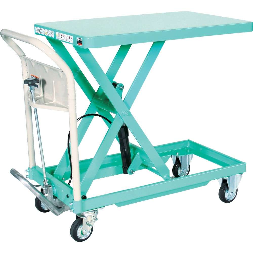 【製造会社直送T】 ＴＲＵＳＣＯ ハンドリフター ２５０ｋｇ ５００Ｘ８００ 緑であること HLFA-S250G