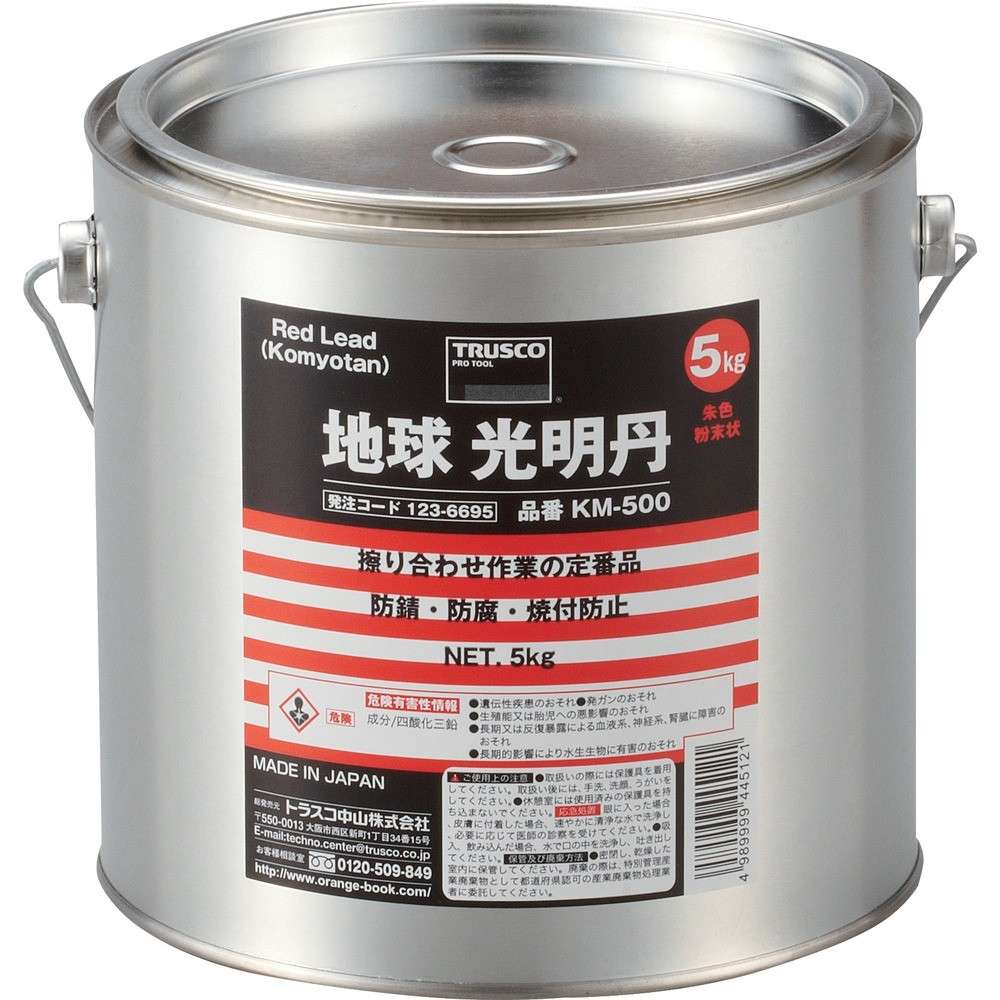 【製造会社直送T】 ＴＲＵＳＣＯ 見こみ丹 ５Ｋｇ KM-500