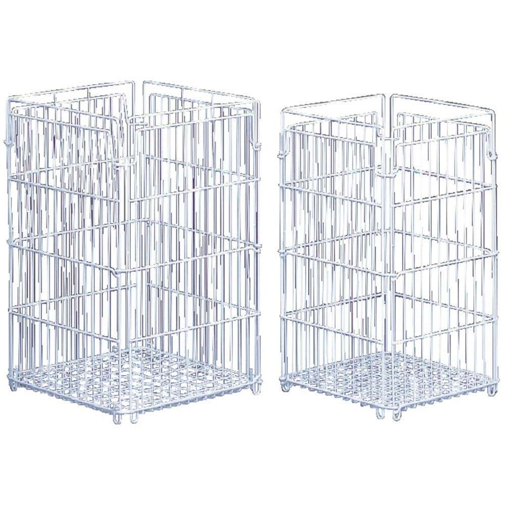 【製造業者直送T】 テラモト 鉄条手かご小 DS-205-100-0