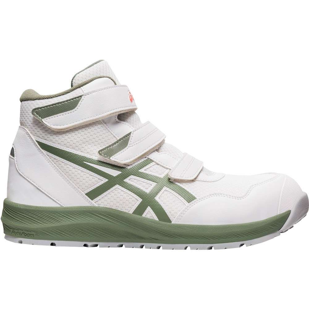 【製造業者直送T】 ＡＳＩＣＳ ウィンジョブＣＰ２１６ 白いことＸライケングリーン ３０．０ｃｍ 1273A076.100-30.0