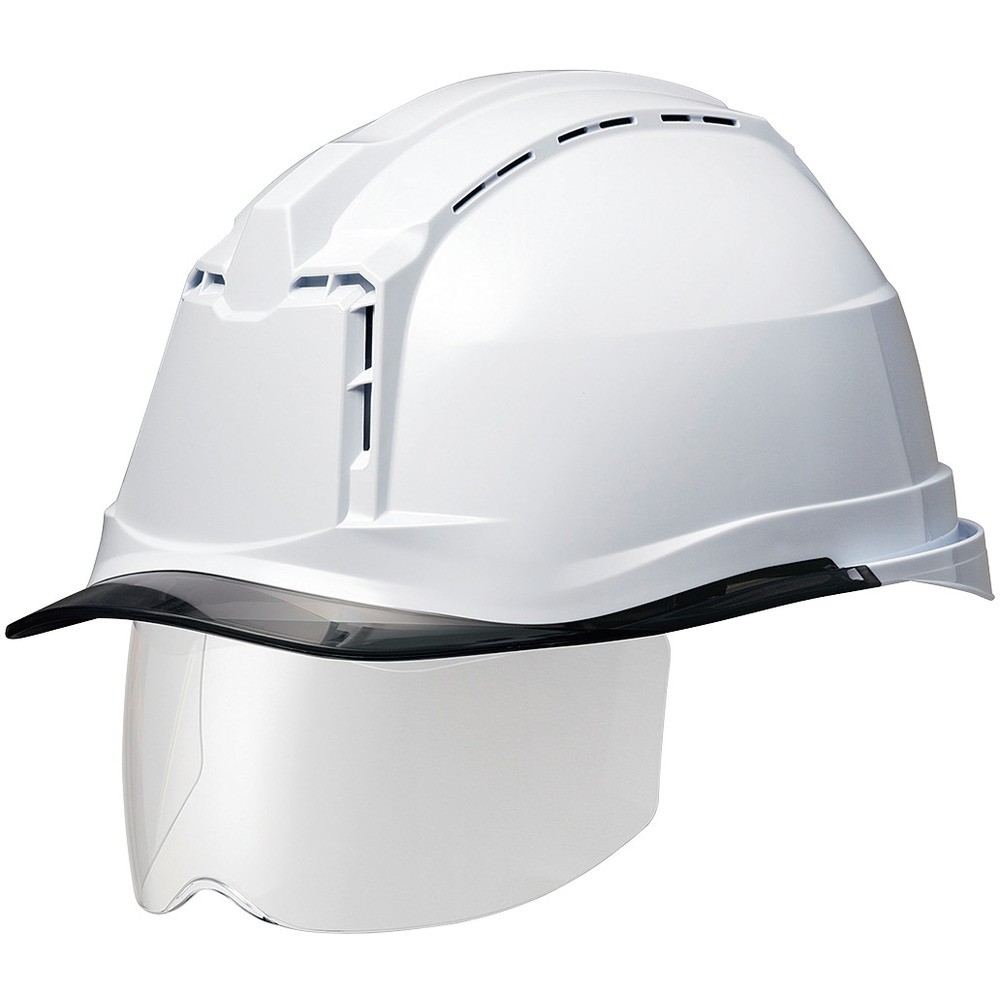 【製造業者直送T】 ミドリ安全 遮熱安全帽 ＳＣＨ－１９ＰＣＬＶＳ－ＲＡ３ アルファ 白いこと／雲煙 SCH-19PCLVS-RA3-ALPHA-W/S