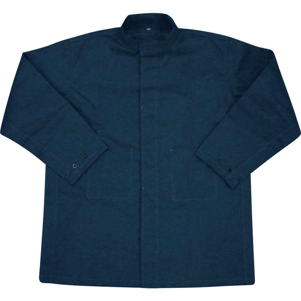 【製造業者直送T】 吉野 変わり種（耐熱・耐切創）やり方服 厚地の外套 ネイビーブルー YS-PW1BM