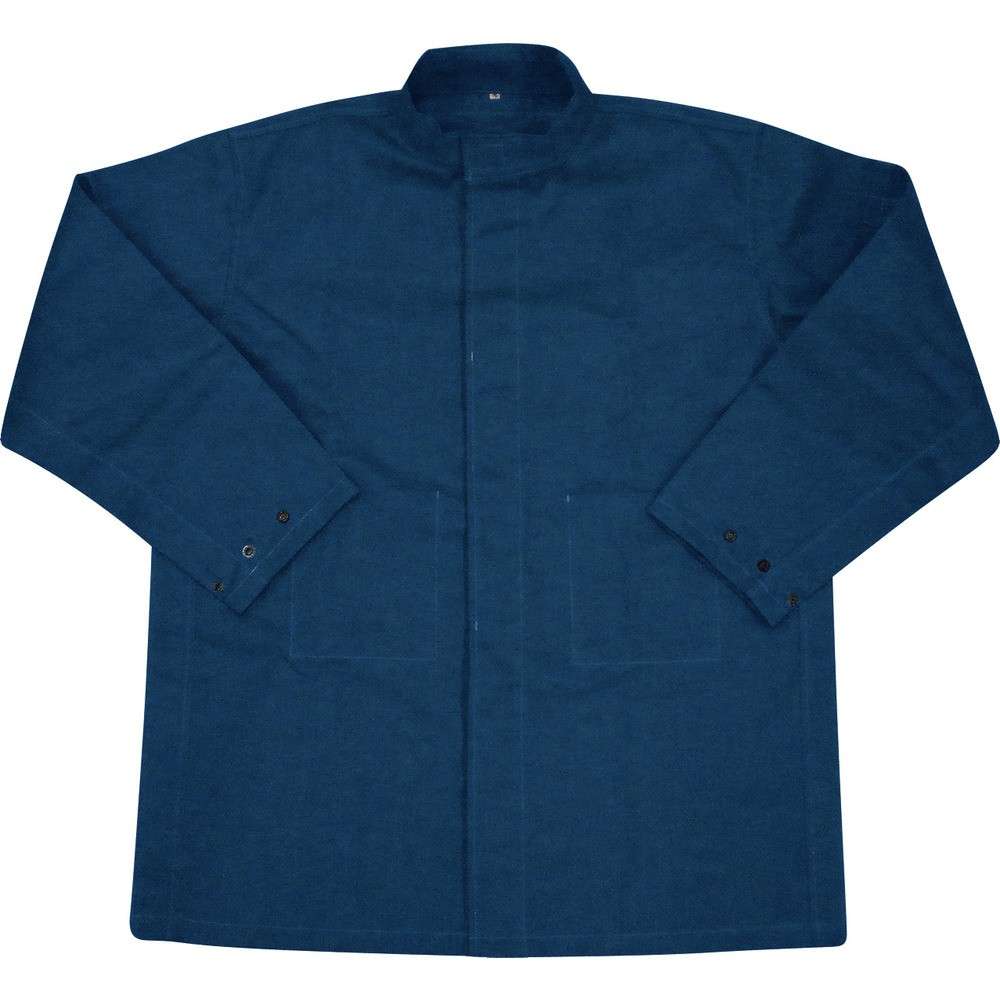 【製造業者直送T】 吉野 変わり種（耐熱・耐切創）御役目服 厚地の外套 ネイビーブルー YS-PW1BL