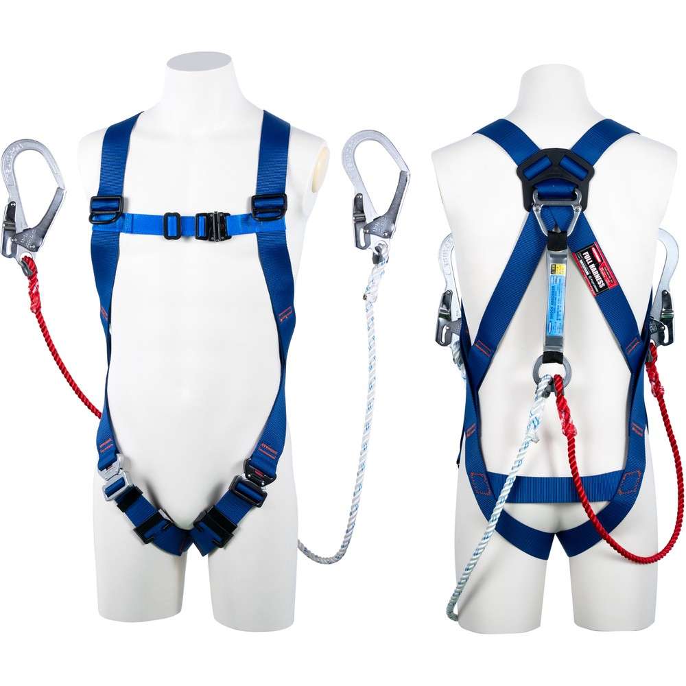 【製造業者直送T】 ＴＳＵＹＯＲＯＮ 点火装置馬具 ツインランヤード付き添い人 参打ち縄索 青 Ｍ大きさ TH-510-DZ1-OT-BL4-M-2R23-BX