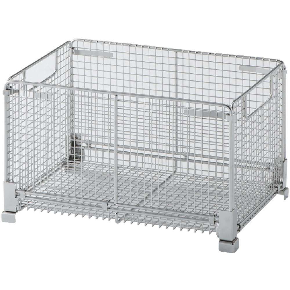 【製造業者直送T】 テイシーメンス ファインバスケット２５０×３５０×２００ １０×１０メッシュ２０ｋｇ FB-1