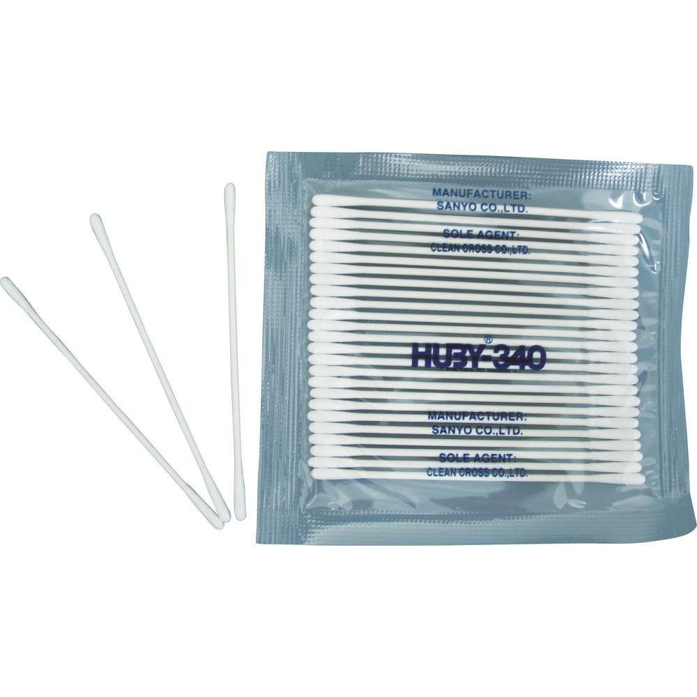 ＨＵＢＹ　３インチ　工業用綿棒（先端砲弾型／スリムタイプ）ＢＢ&minus;００２ＭＢ　（６２５０本入）　BB-002MB｜ものづくり本舗 店