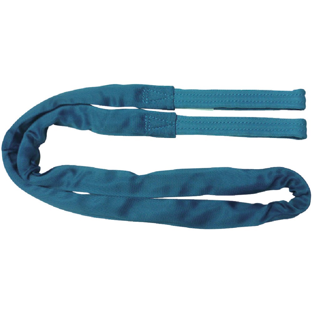 【製造業者直送T】 ＴＥＳＡＣ ブルースリングソフトＥ形（両端アイタイプ）掛け目１．６ｔ 全長３ｍ（ＪＩＳ標準尺度品） TBSE1.6TX3M
