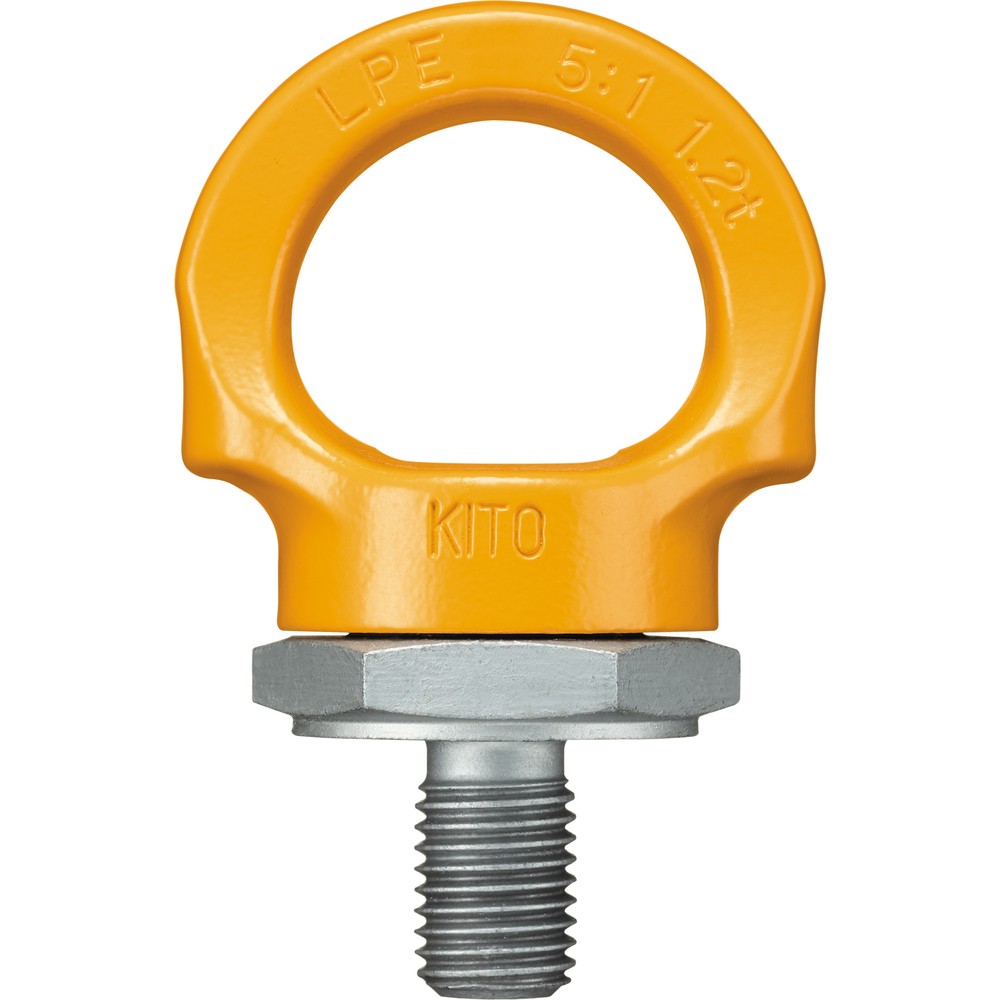 【製造会社直送T】 ＫＩＴＯ リフティングポイントアイボルト形LP盤Ｅ Ｍ１２ 当てはめる掛け目０．６ｔ／１．６ｔ ＬＰＥ１Ｊ０１２Ａ００１－０００１１ LPE1J012