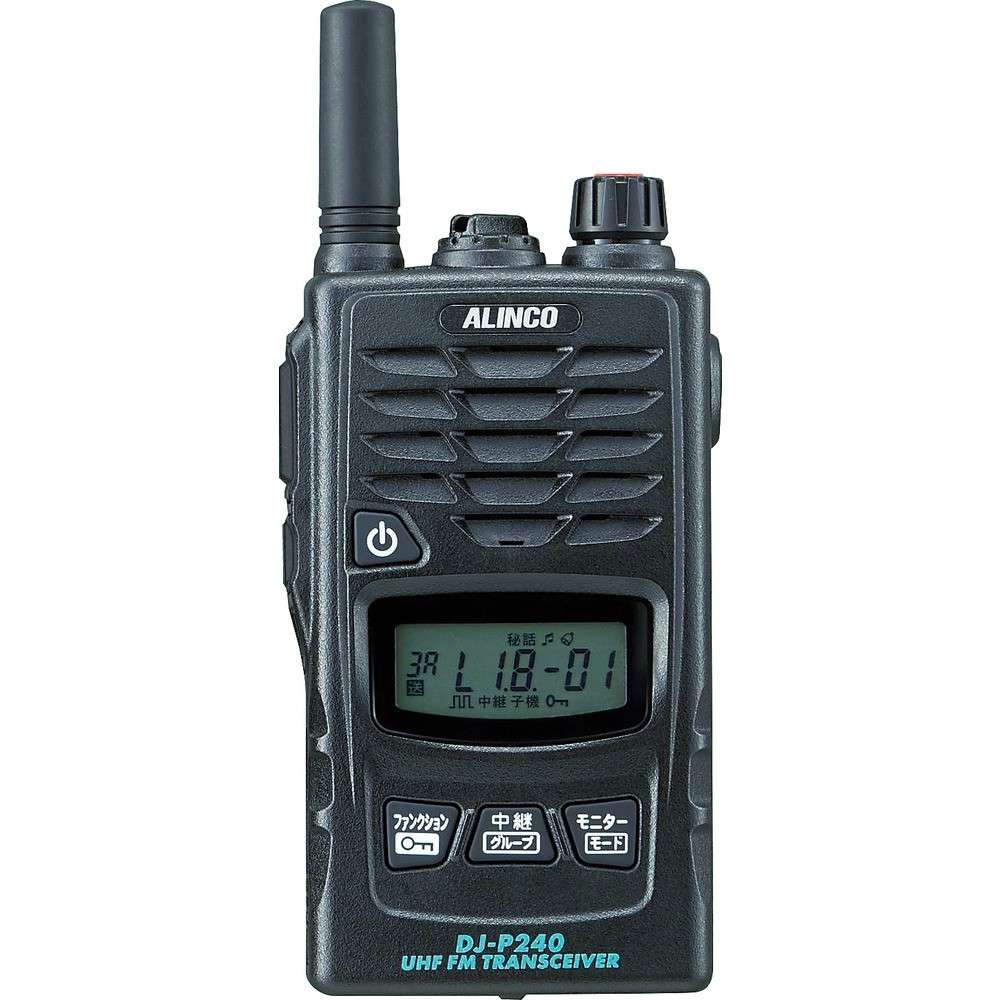 【製造会社直送T】 ＡＬＩＮＣＯ 雨合羽型一種独特小ワット数トランシーバー DJP240S