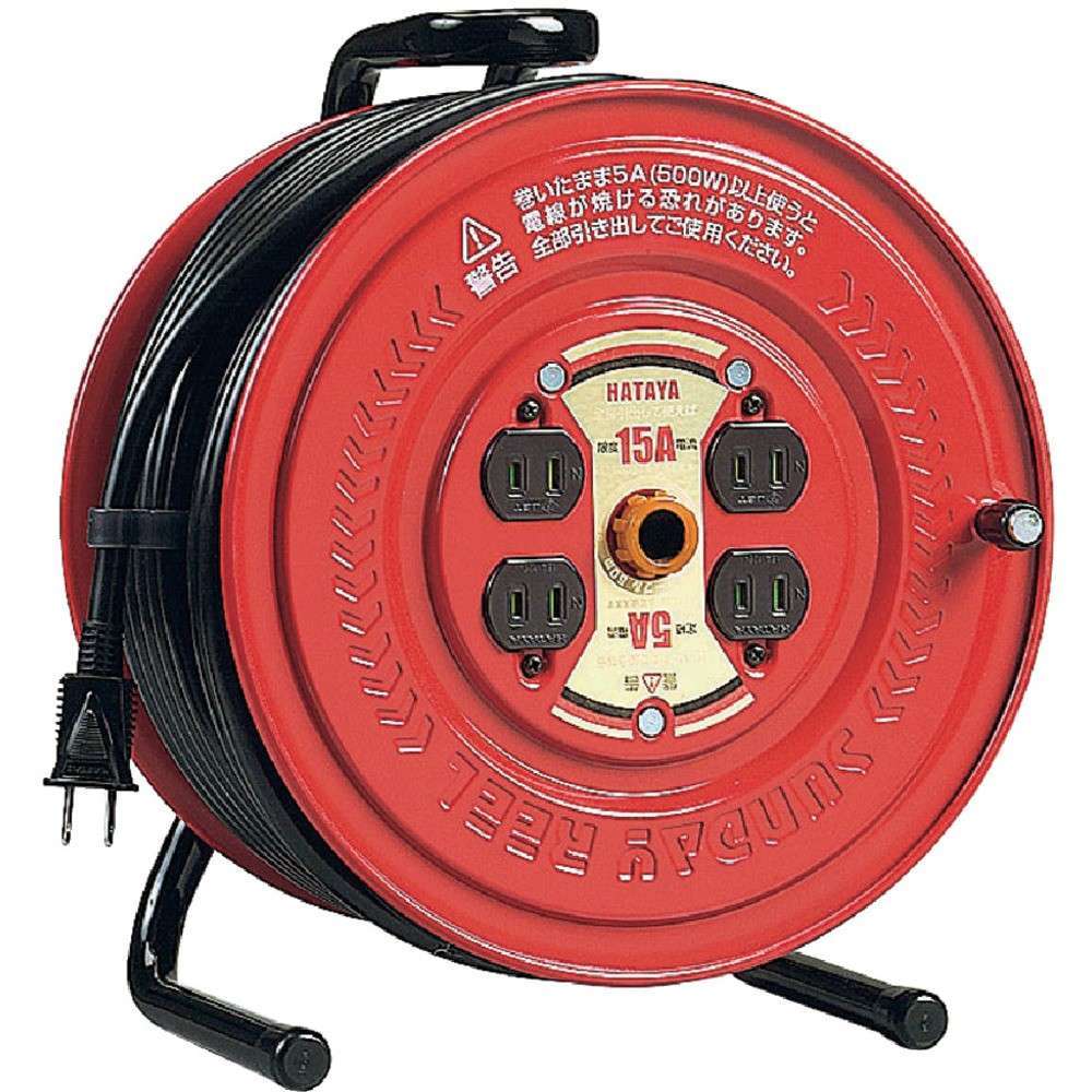 【製造会社直送T】 ハタヤ 吊りひも木管 サンデー木管 単相１００Ｖ ５０ｍ GS-50