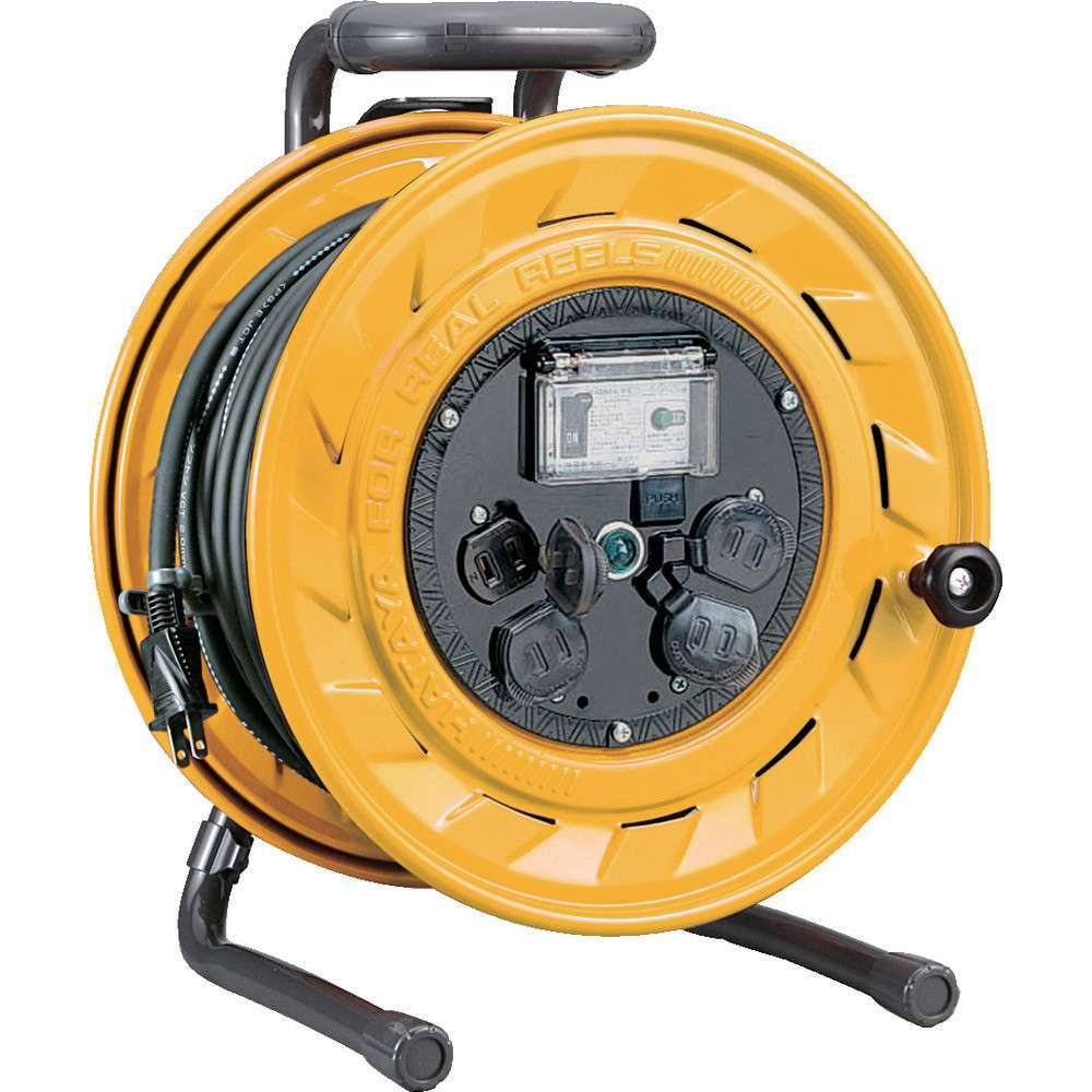 【製造業者直送T】 ハタヤ 吊りひも木管 ＢＲ型 単相１００Ｖ型ブレーカーリール ３０ｍ BS-301
