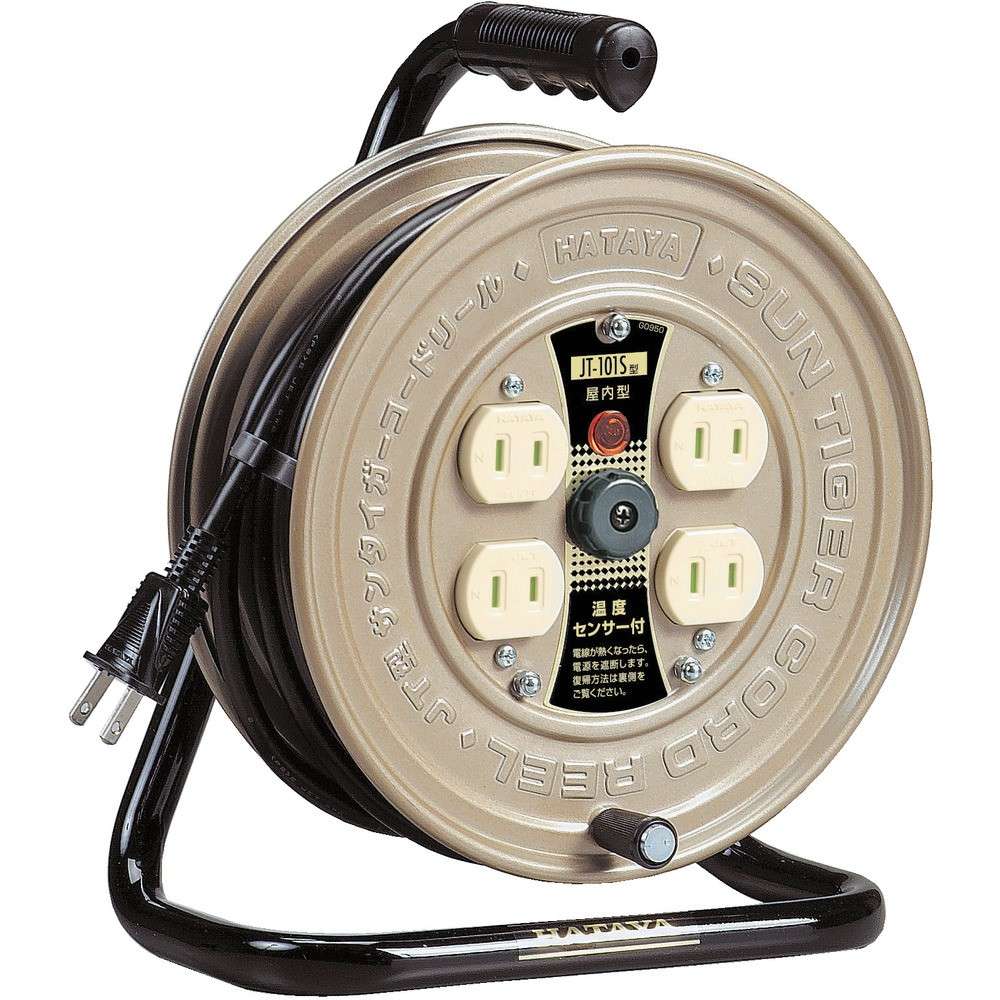 【製造会社直送T】 ハタヤ 体温検知器付吊りひも木管単相１００Ｖ１０Ｍ JT-101S