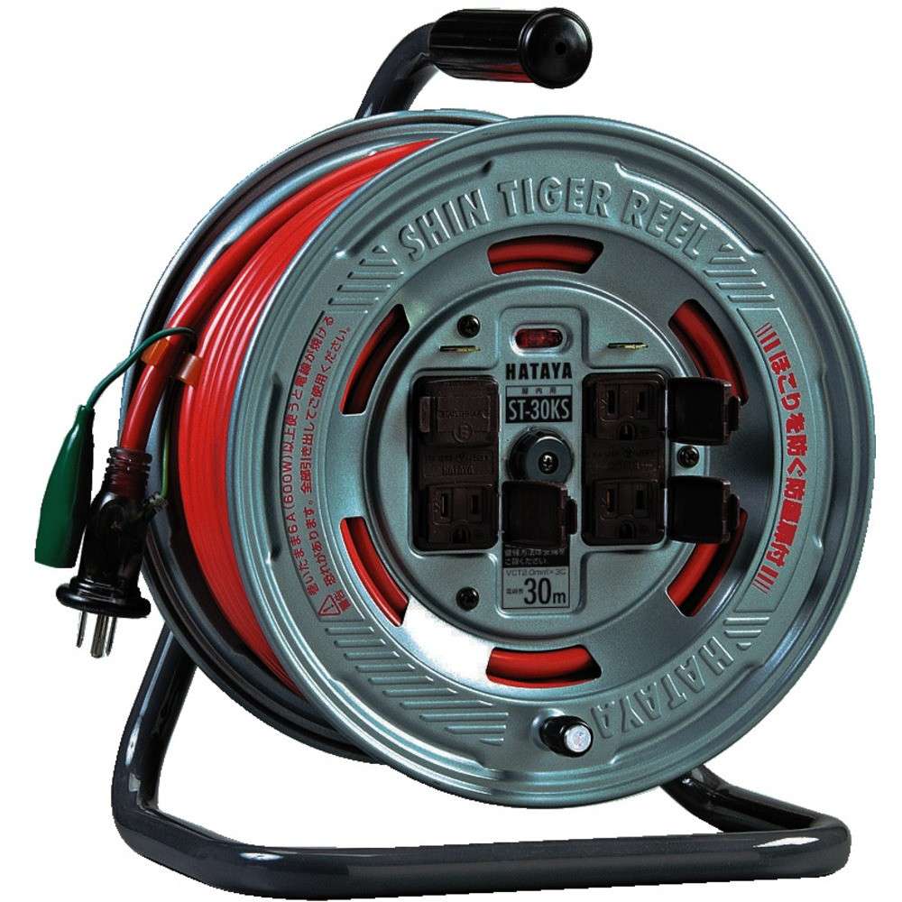 【製造業者直送T】 ハタヤ 体温検知器付吊りひも木管 単相１００Ｖ２０Ｍ ST-20KS