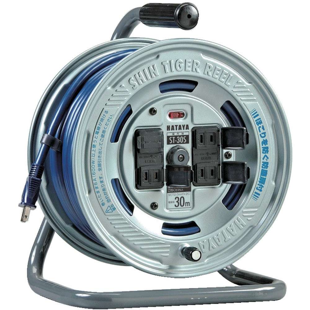 【製造業者直送T】 ハタヤ 体温検知器付吊りひも木管 単相１００Ｖ３０Ｍ ST-30S