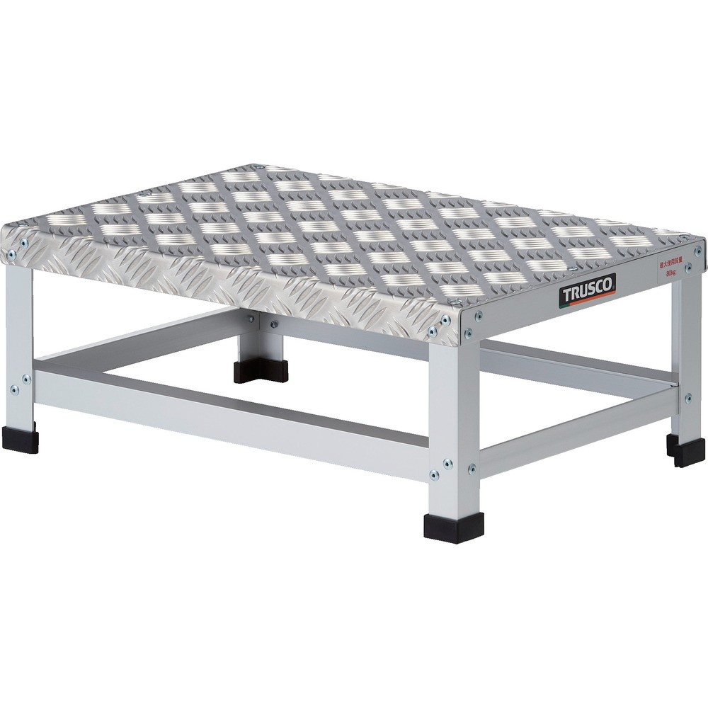 【製造業者直送T】 ＴＲＵＳＣＯ ローハイシステムステップ 軽銀製足踏台 ５００Ｘ３５０ＸＨ２００ LH-200A