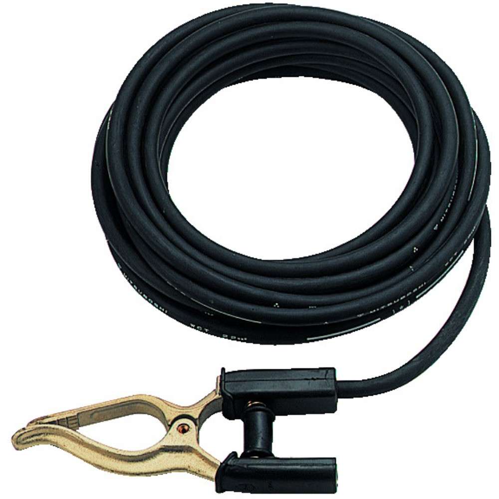 ＴＲＵＳＣＯ　キャブタイヤケーブル　アースクリップ丸端子付　１０ｍ　TCT-3810KE｜ものづくり本舗 店