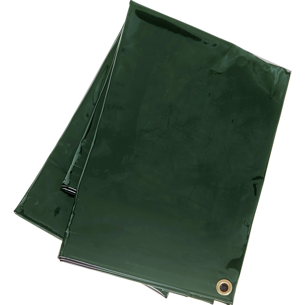 【製造会社直送T】 ＴＲＵＳＣＯ 溶接遮光腰掛けのみ ０．３５Ｔ×Ｗ９７０×Ｈ１４７０ 深緑 B15-3-DG