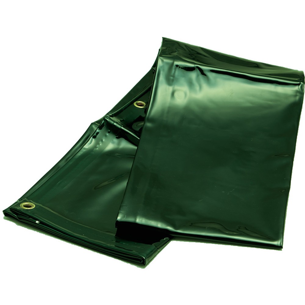 【製造業者直送T】 ＴＲＵＳＣＯ 溶接遮光腰かけのみ ０．３５Ｔ×Ｗ１４７０×Ｈ１４７０ 緑 D15-3-GN
