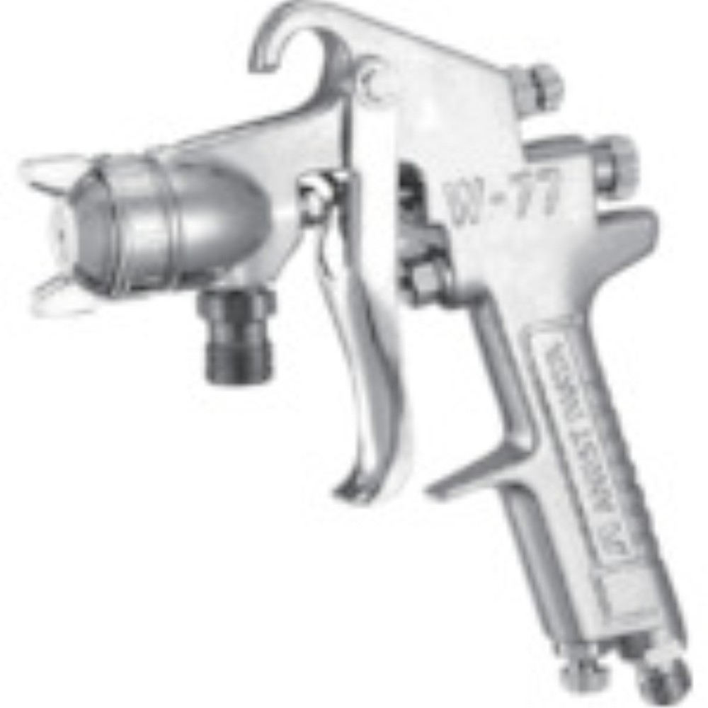 アネスト岩田　中形スプレーガン　吸上式　ノズル口径　Φ１．５　空気使用量２９０Ｌ／ｍｉｎ　W-77-11S｜ものづくり本舗 店