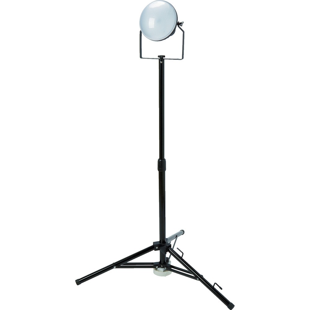 【製造会社直送T】 ＴＲＵＳＣＯ ＬＥＤ写真用照明 ＤＥＬＫＵＲＯ 三脚架手合い １灯 ５０Ｗ ５ｍ 地びた付 ２芯３芯両用手合い RTLE-505EP-SK