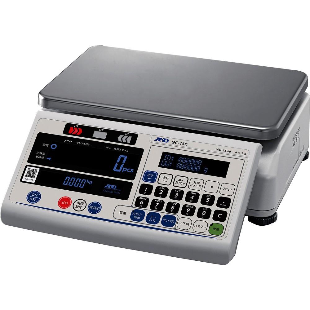 Ａ＆Ｄ　個数計　ＧＣ&minus;１５Ｋ　ひょう量１５ｋｇ&times;計数可能最小単重０．４／０．０２ｇ　GC-15K｜ものづくり本舗 店 49,335円