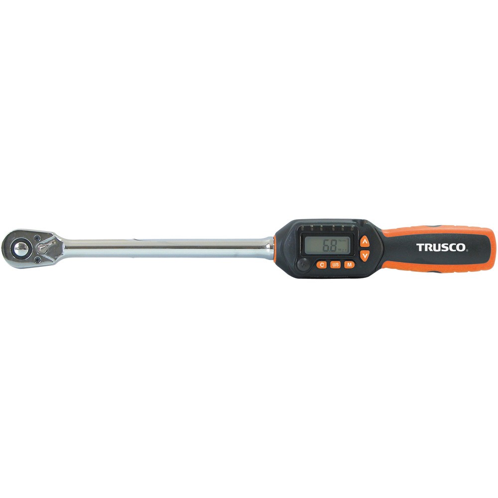 【製造業者直送T】 ＴＲＵＳＣＯ ラチェットデジタルトルクレンチ 差込角９．５粍 ２７～１３５Ｎｍ DTRS3-135C