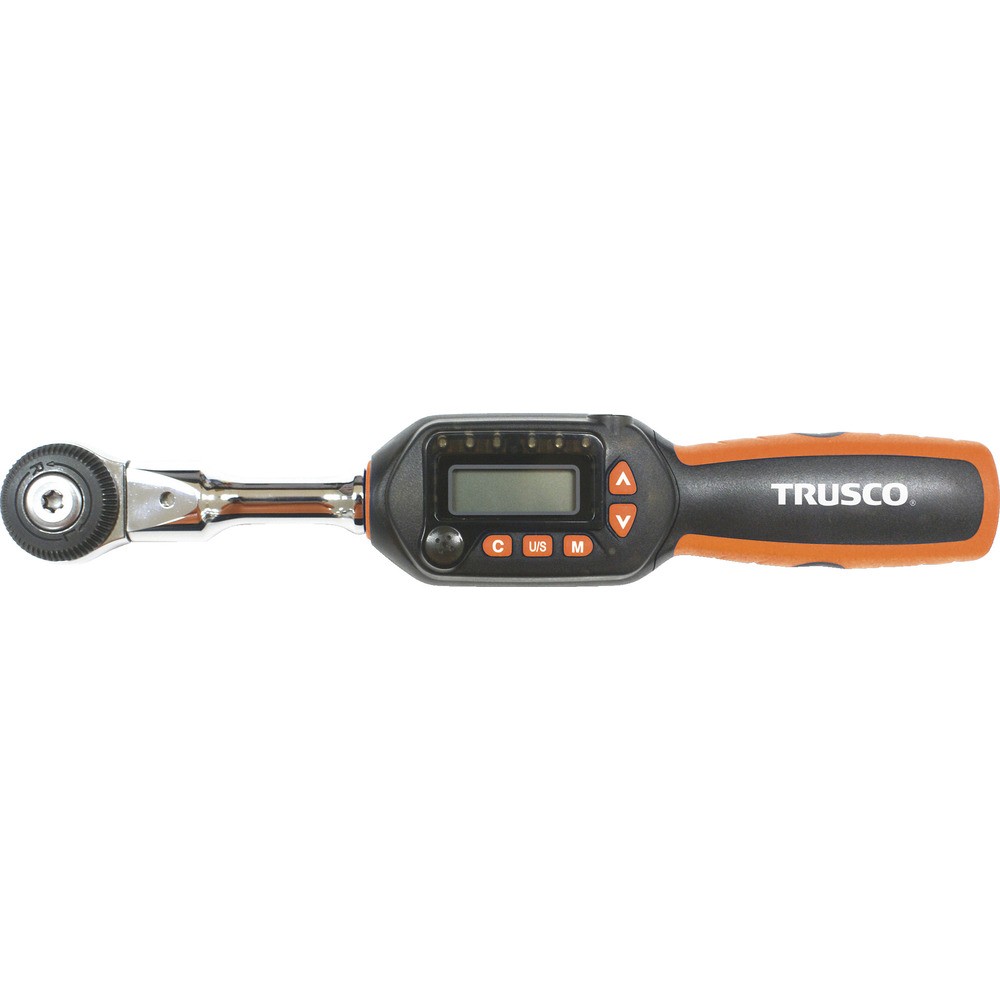 【製造業者直送T】 ＴＲＵＳＣＯ 尖端取り替えっこ式ラチェットデジタルトルクレンチ 差込角９．５粍 １７～８５Ｎｍ HDT3-085C