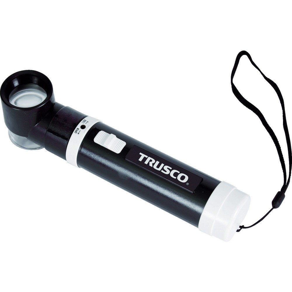 【製造業者直送T】 ＴＲＵＳＣＯ ＬＥＤ付き添い人規摸ルーペ １５倍 TL-15KLED